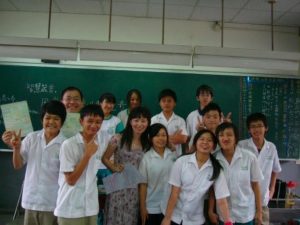 國立勤益科技大學生命教育課程合影